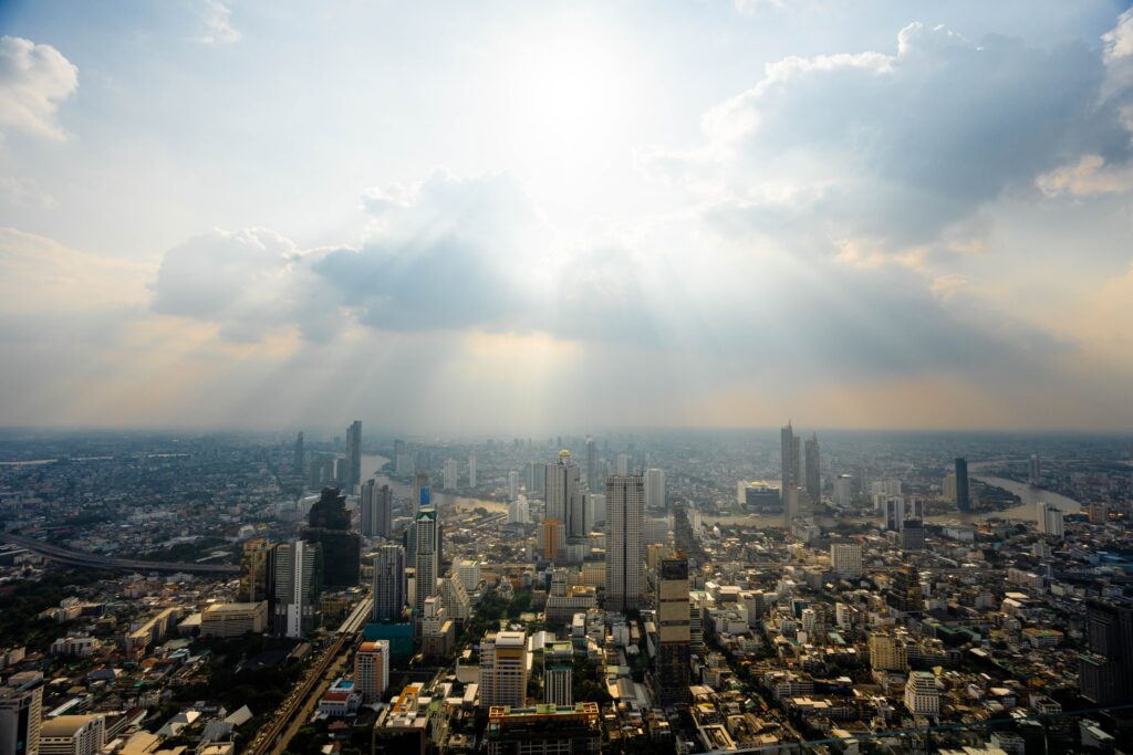 曼谷王權雲頂大廈玻璃觀景台