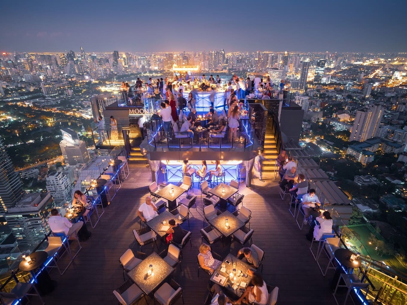 Moon Bar 曼谷高空夕陽夜景