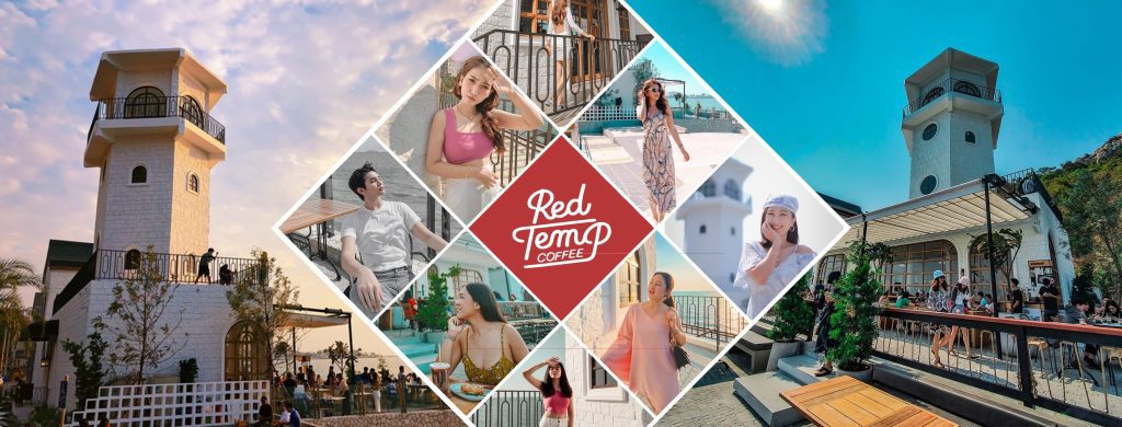 Red Temp Coffee Bang Saen 海景咖啡廳露台景色