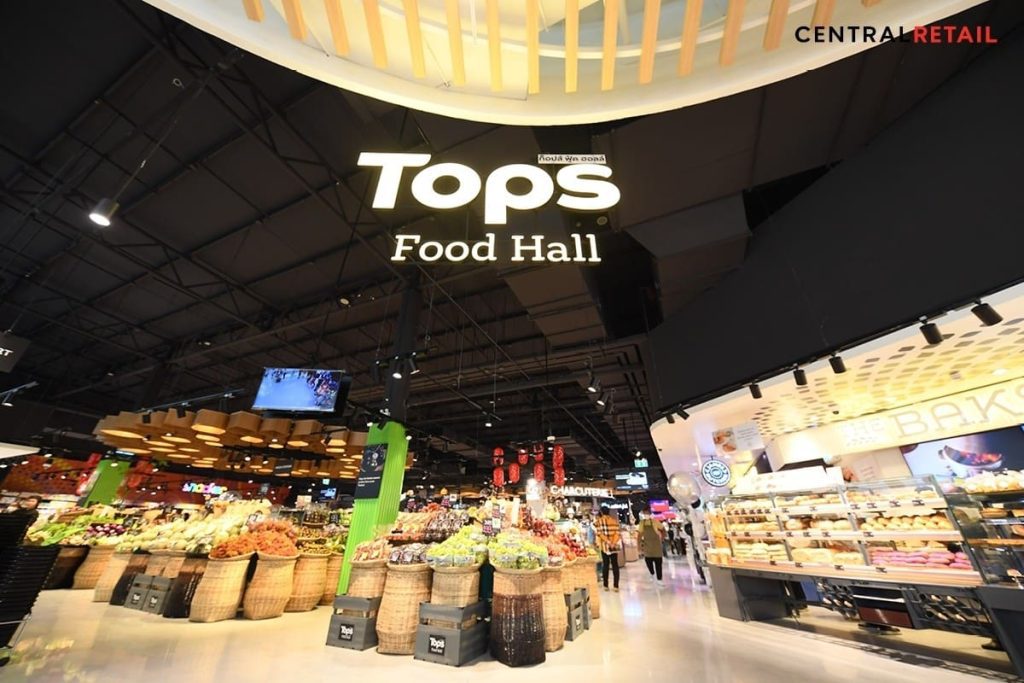 泰國 Tops Market 精緻超市與進口食品貨架