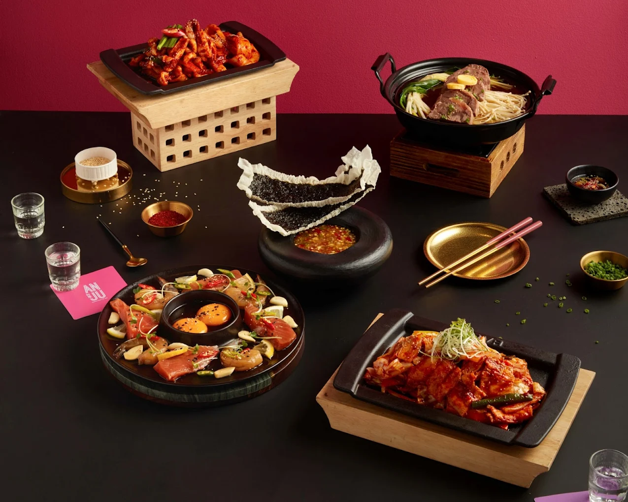 曼谷 ANJU 韓式炭烤與現代韓食餐點