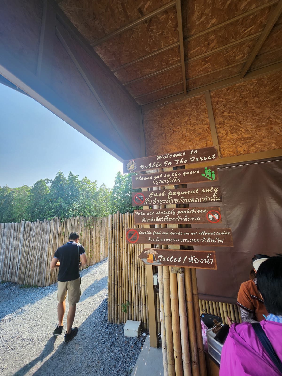 Bubble in the Forest 入口與入場指引