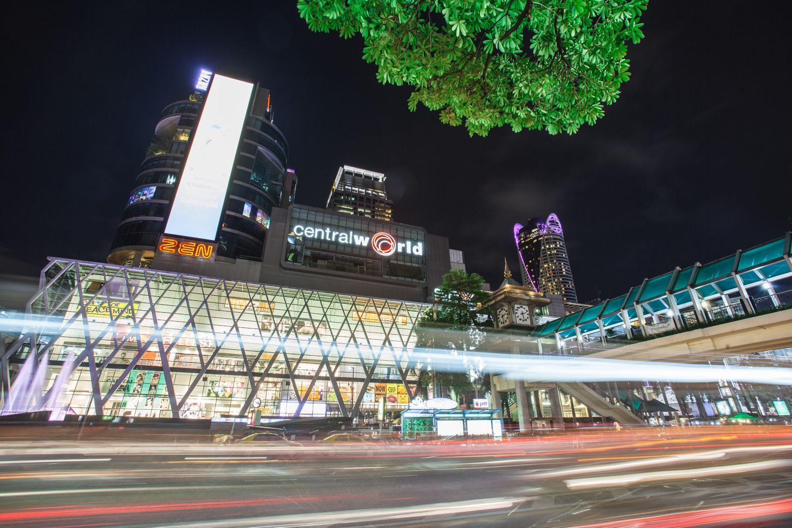 曼谷 JW 萬豪酒店 曼谷 CentralWorld 一帶的夜景（目的地參考）