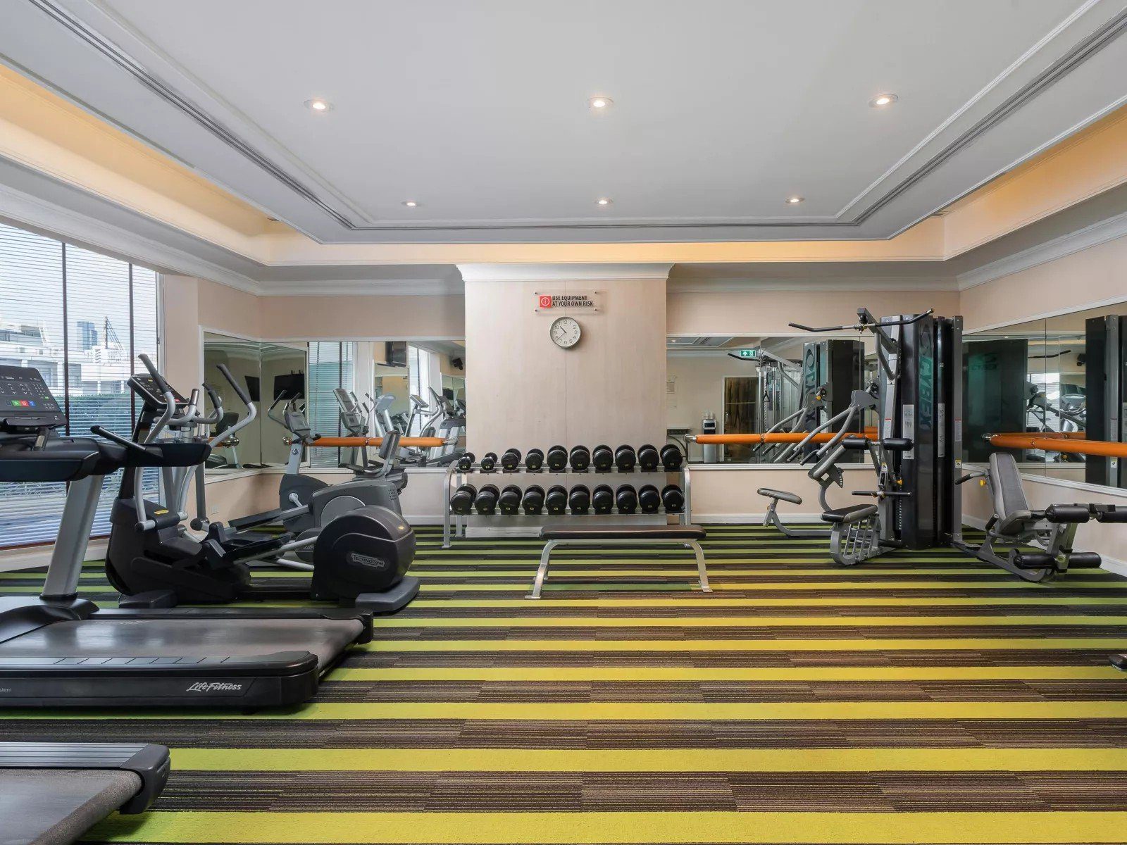 健身中心器材區（圖：Holiday Inn Bangkok Silom／官網）