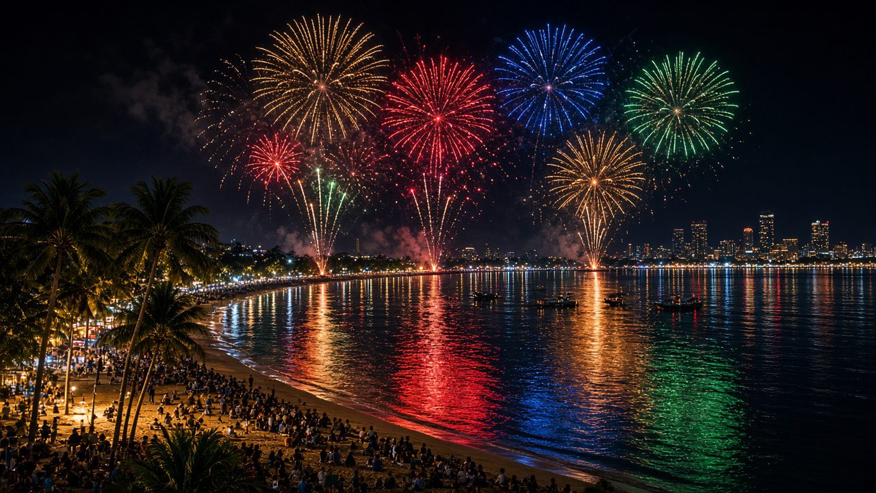 2026 芭達雅國際煙火節 11/27–28｜參賽國家、封路與交通（官方細節未公布）