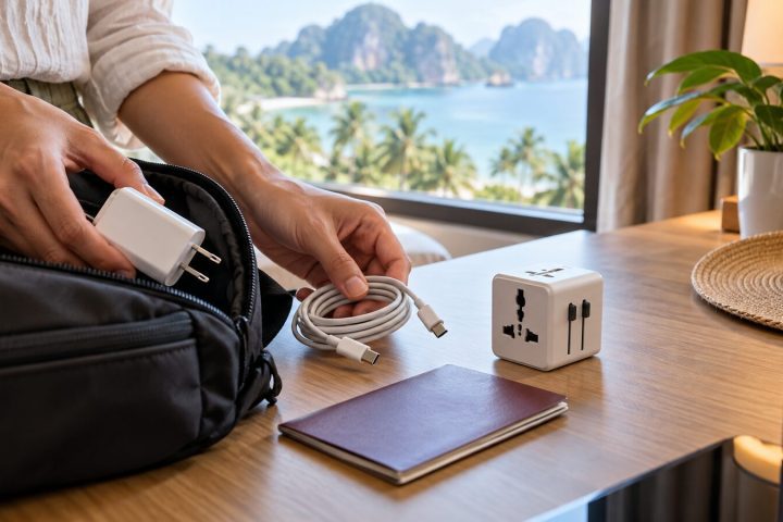 泰國插座、電壓與轉接頭攻略|台灣充電器、吹風機能直接用嗎?