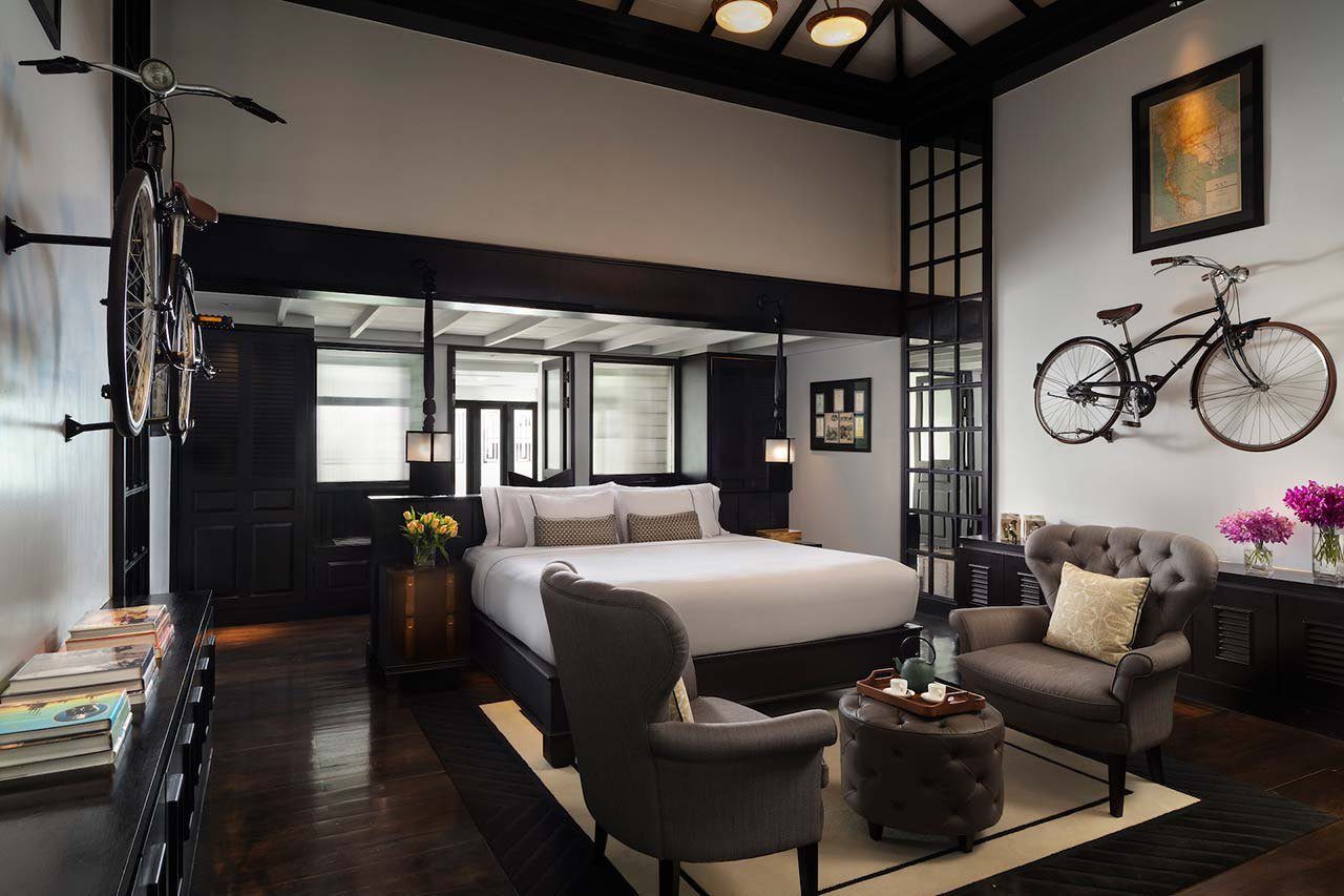 曼谷 The Siam 酒店，Siam Suite 臥室