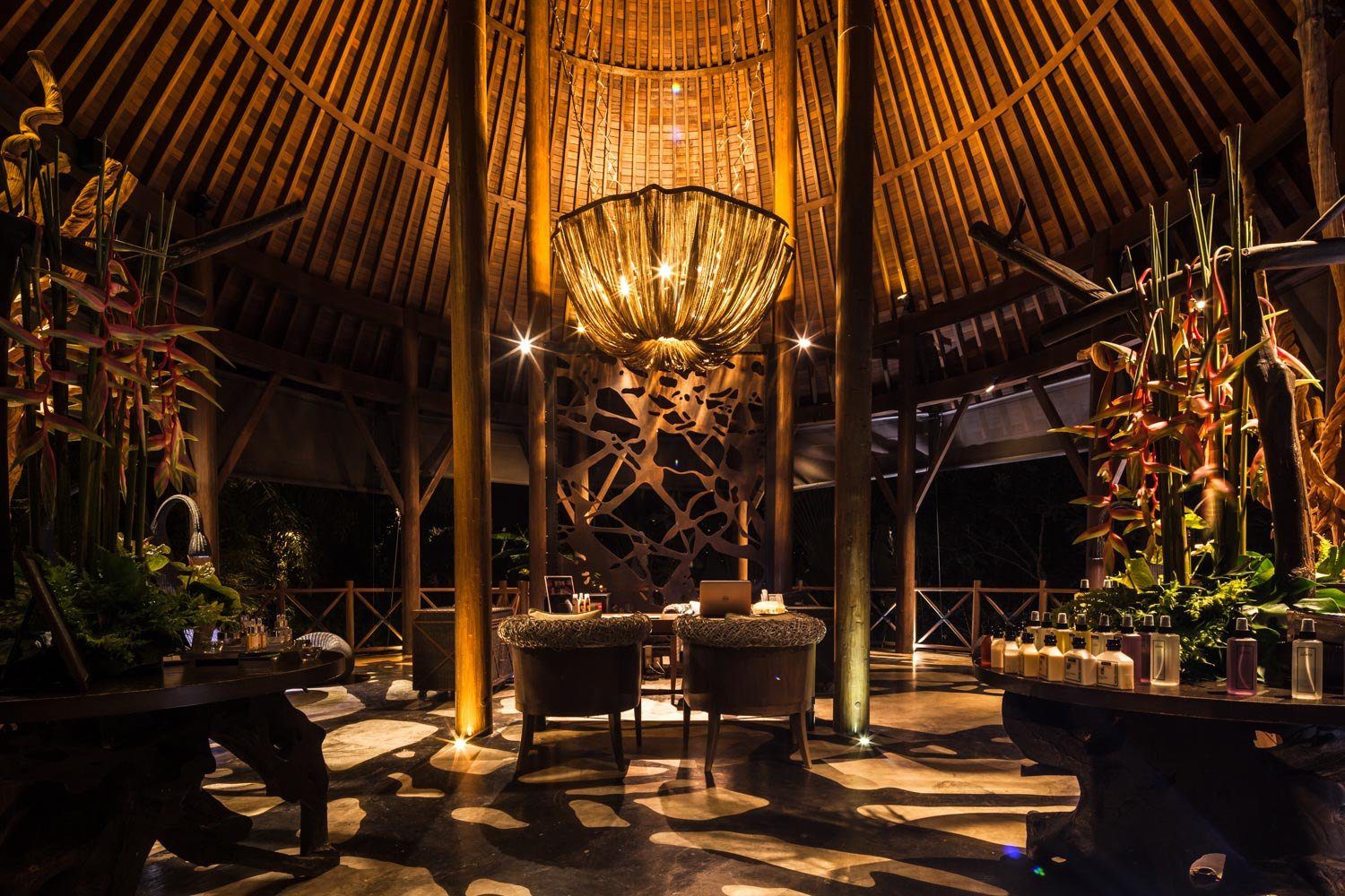 普吉島 The Slate 度假村，Coqoon Spa 接待空間