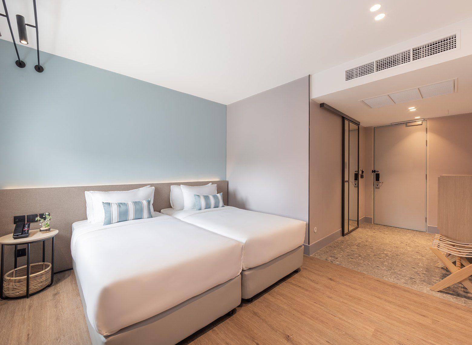 清邁尼曼 Travelodge 飯店，雙床客房